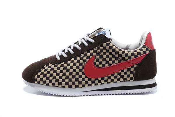 nike cortez 2013 chaussures femme chaussures nike cortez 2013 weave brown red  acheter en ligne